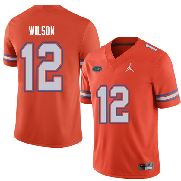 Jordan Brand Men #12 Quincy Wilson Florida Gators College Football Jerseys Sale-Orange - Click Image to Close